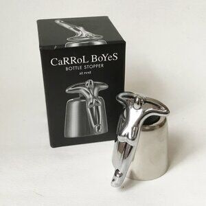 Carrol Boyes Bottle Stopper At Rest Figural Woman with Box